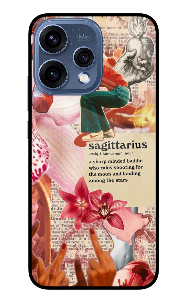 Sagittarius Zodiac Oppo Reno15 5G Glass Case