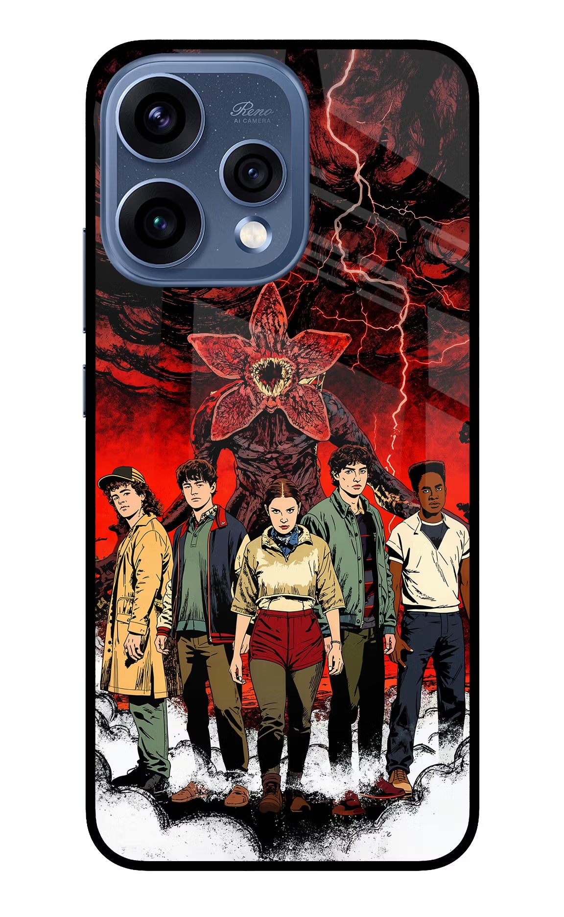 Ordinary Things Characters Oppo Reno15 5G Glass Case Back Cover by Casekaro