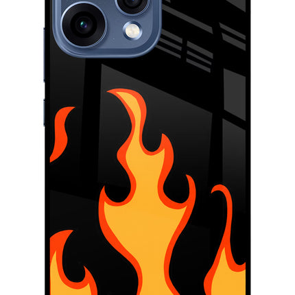 Fired Up – Black Oppo Reno15 5G Glass Case