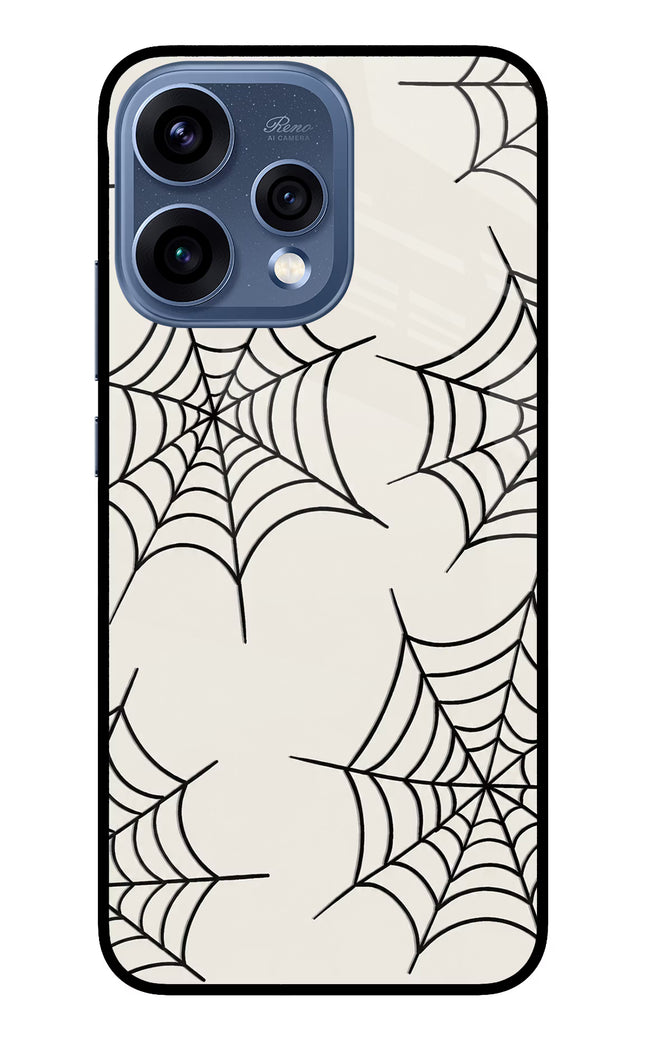 Spider Web Oppo Reno15 5G Glass Case