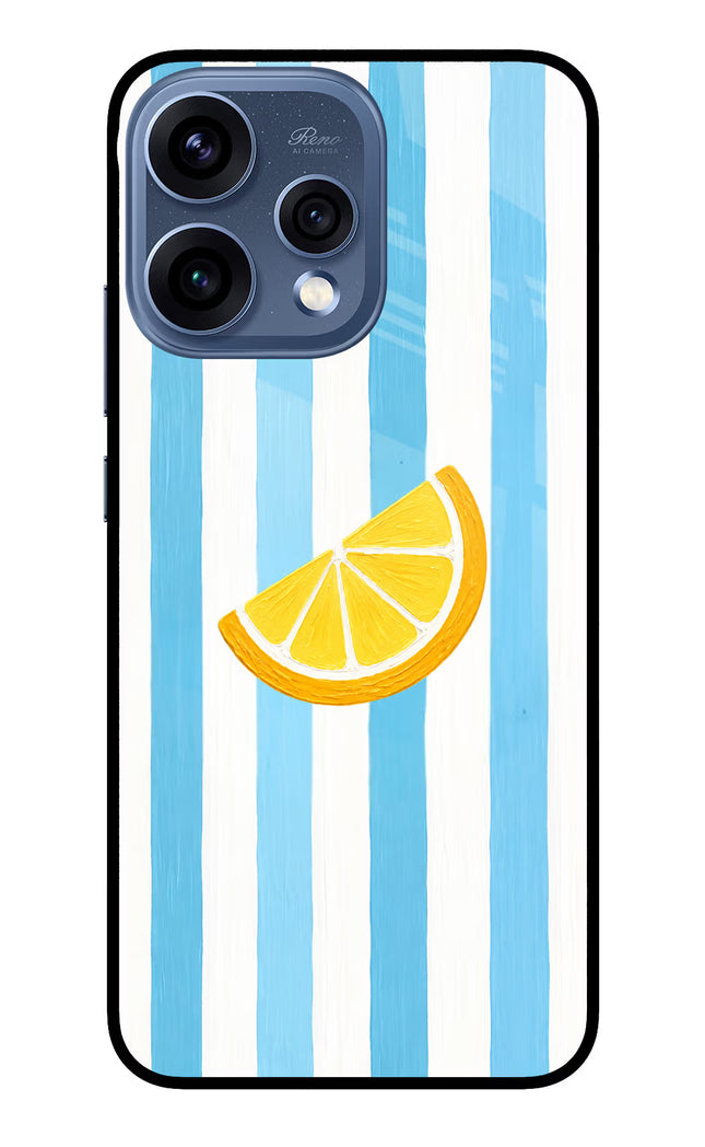 Summer Lemon Oppo Reno15 5G Glass Case