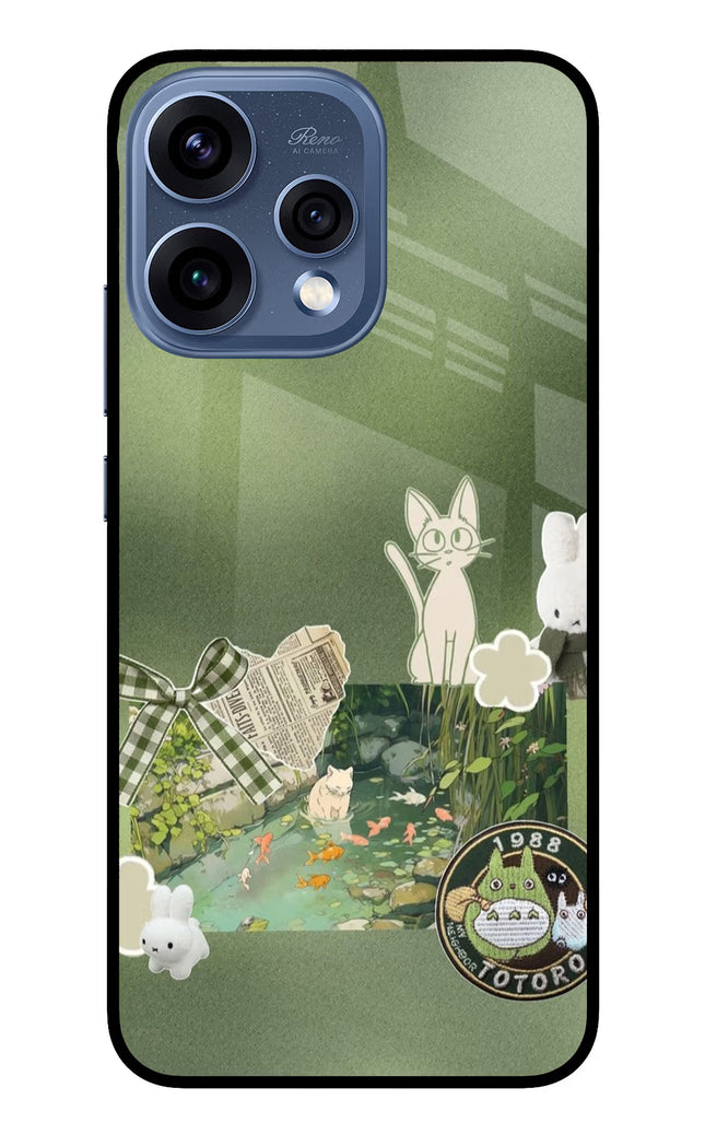 Aesthetic anime Oppo Reno15 5G Glass Case
