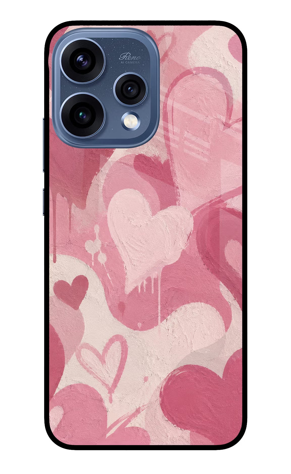 Hearty case Oppo Reno15 5G Glass Case Back Cover by Casekaro