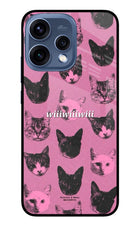 Pink Cats Oppo Reno15 5G Glass Case