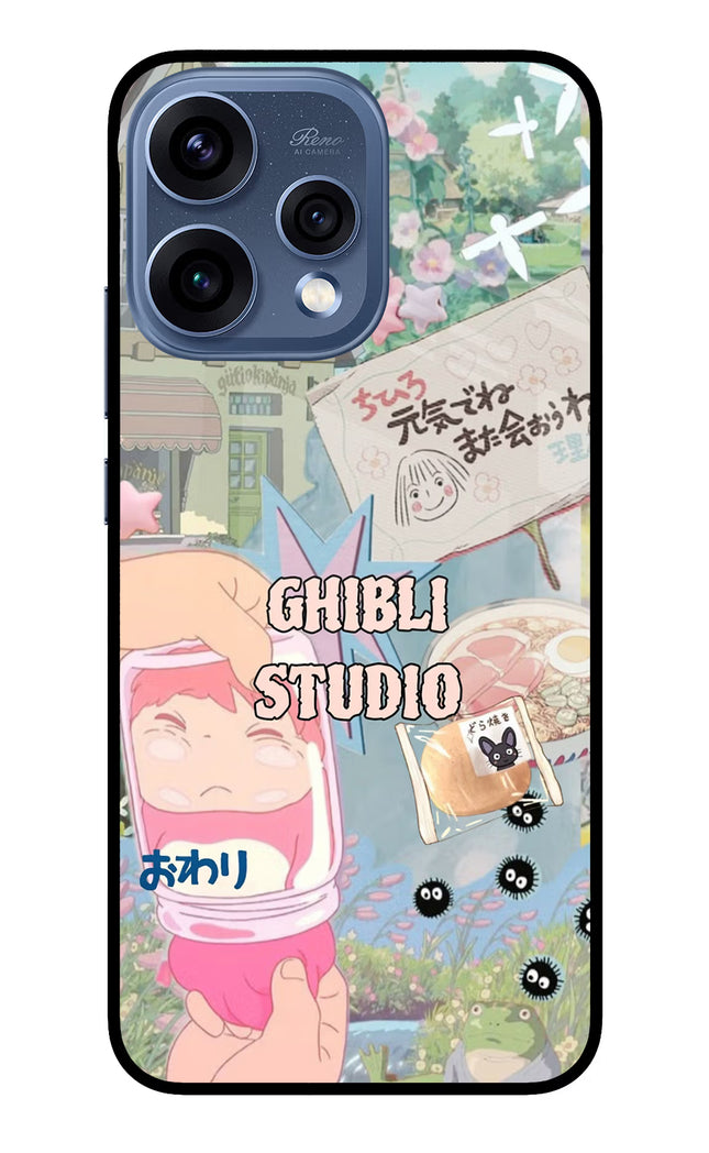 Studio Ghibli Oppo Reno15 5G Glass Case