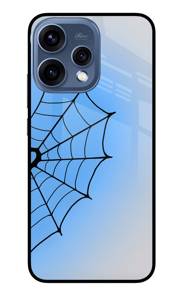 Blue Web Oppo Reno15 5G Glass Case