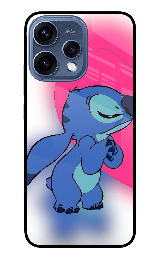 Stitch Hug Oppo Reno15 5G Glass Case