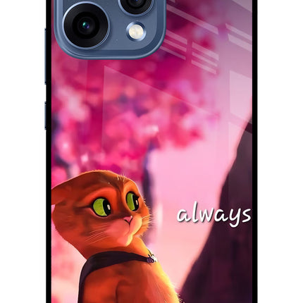 Always Cat Oppo Reno15 5G Glass Case