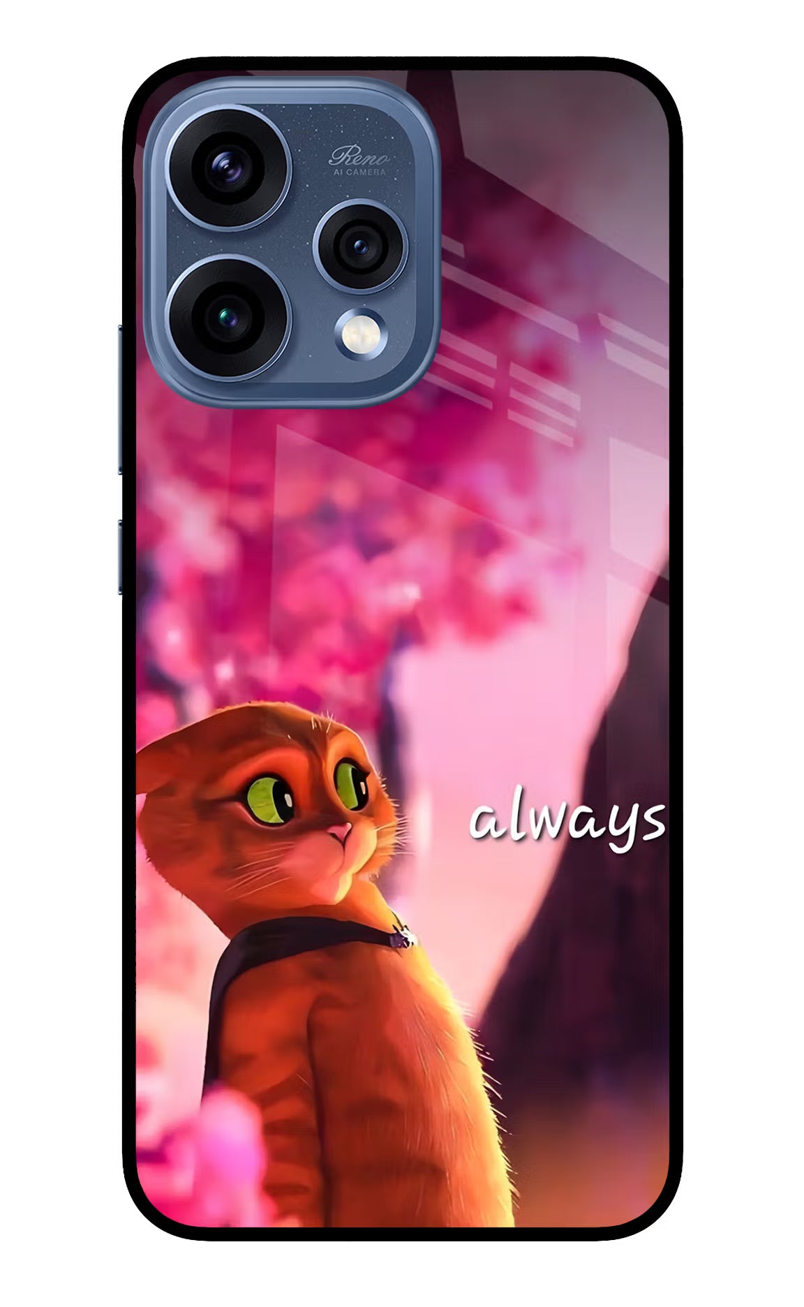 Always Cat Oppo Reno15 5G Glass Case