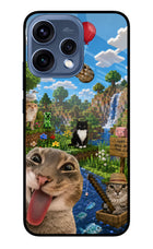 Minecraft Cat Chaos Oppo Reno15 5G Glass Case