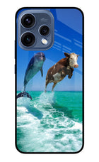 Dolphin vs Cow Oppo Reno15 5G Glass Case