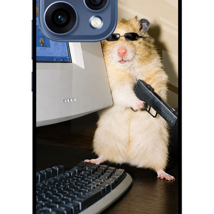 Hacker Hamster Oppo Reno15 5G Glass Case