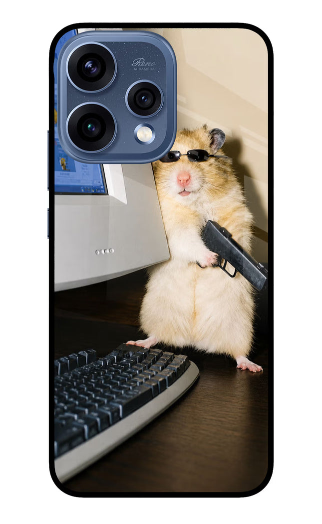 Hacker Hamster Oppo Reno15 5G Glass Case