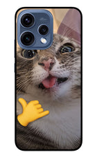 Silly Cat Call Oppo Reno15 5G Glass Case