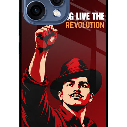 Bhagat Singh Revolution Oppo Reno15 5G Glass Case