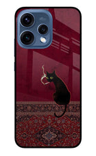 Midnight Cat Oppo Reno15 5G Glass Case