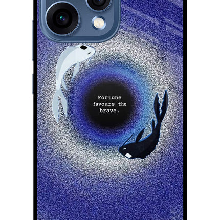 Dark Koi Oppo Reno15 5G Glass Case