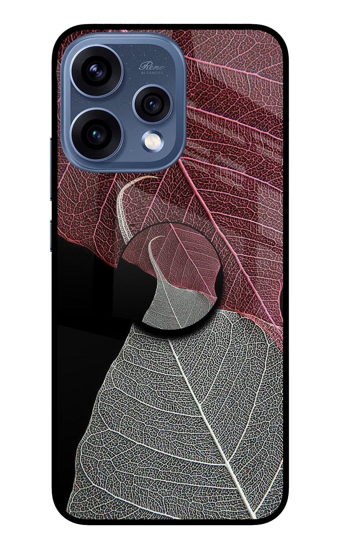 Leaf Pattern Oppo Reno15 5G Pop Case by Casekaro