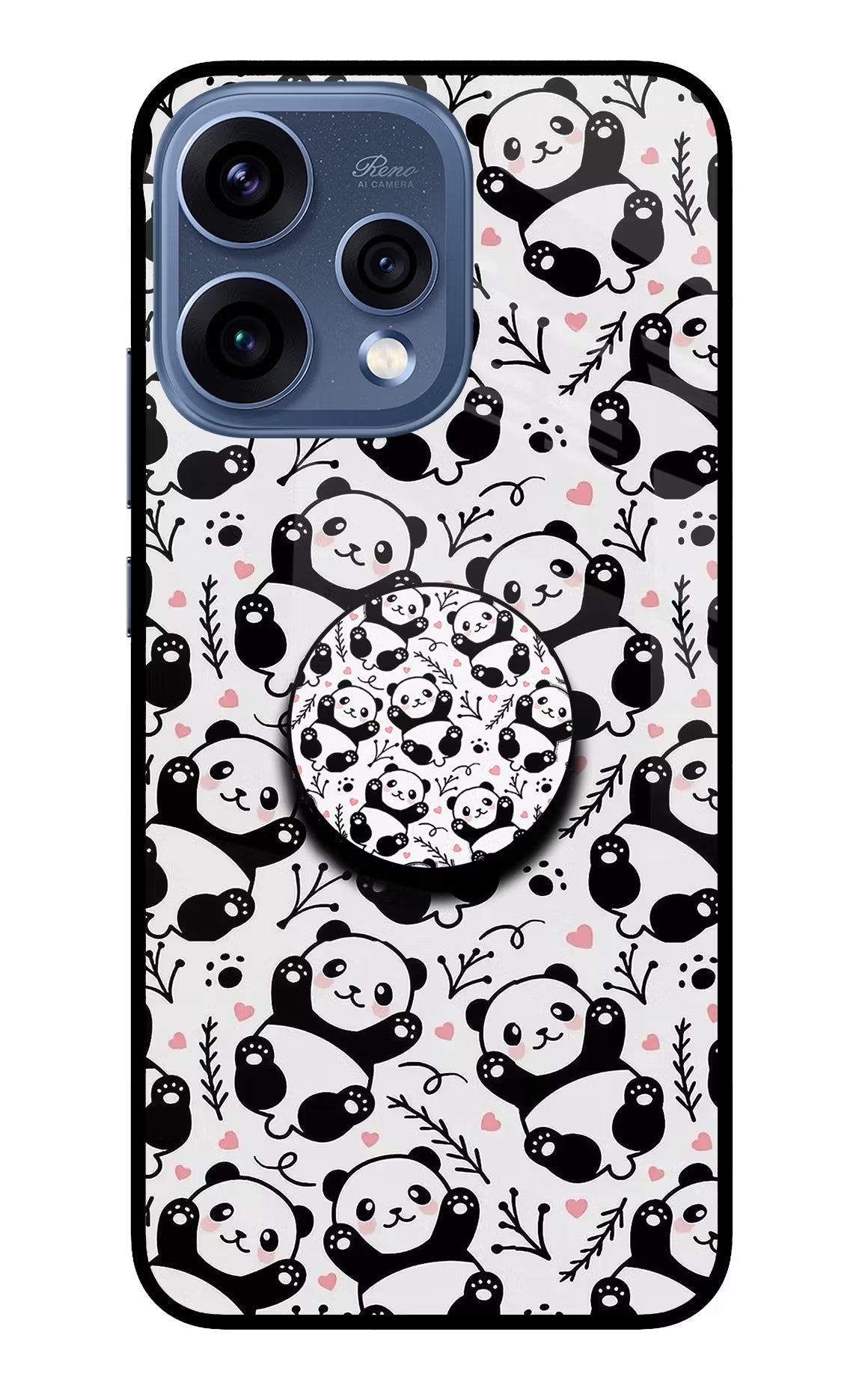 Cute Panda Oppo Reno15 5G Pop Case by Casekaro