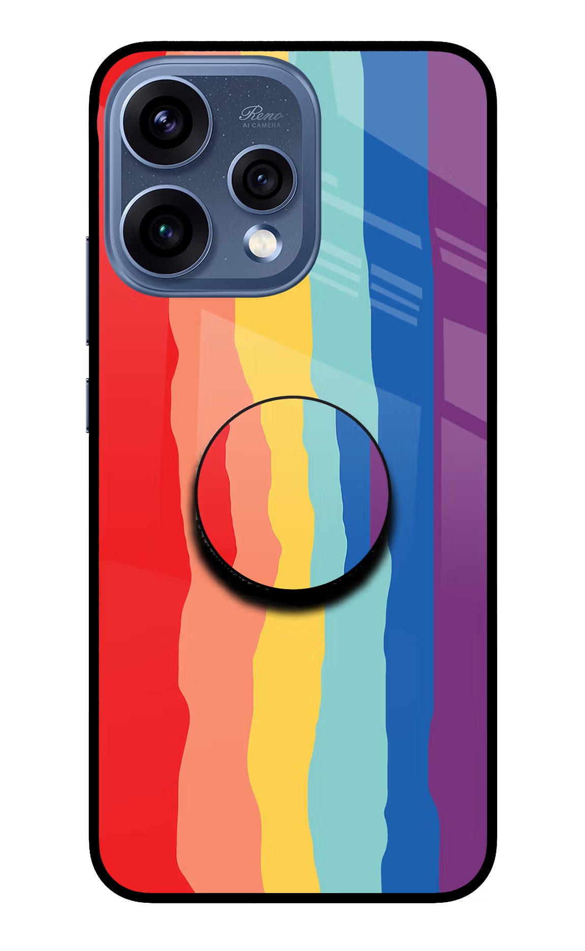 Rainbow Oppo Reno15 5G Pop Case by Casekaro