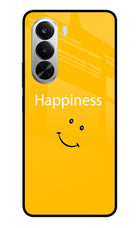Happiness With Smiley Realme P4x 5G Glass Case