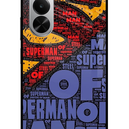 Superman Realme P4x 5G Glass Case