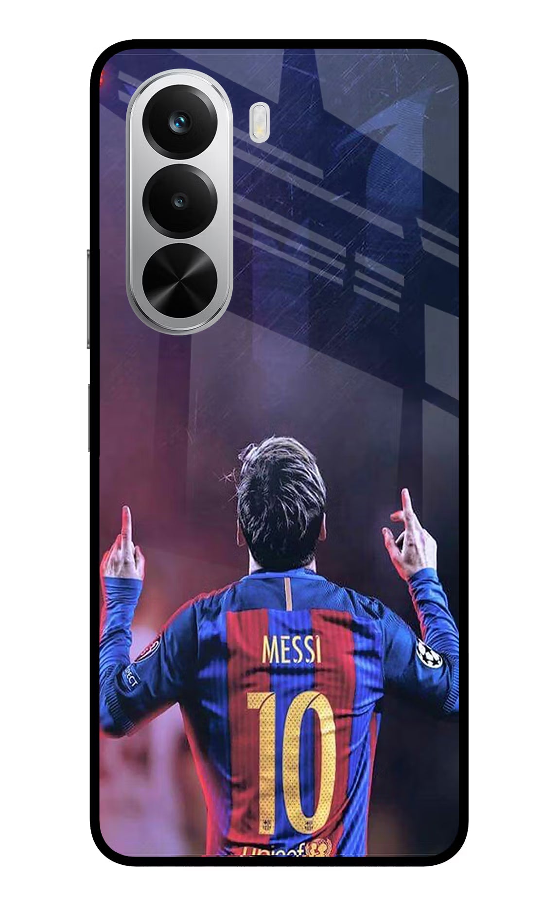 Messi Realme P4x 5G Glass Case Back Cover by Casekaro