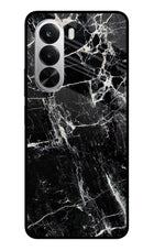 Black Marble Texture Realme P4x 5G Glass Case
