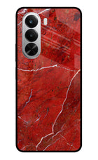 Red Marble Design Realme P4x 5G Glass Case