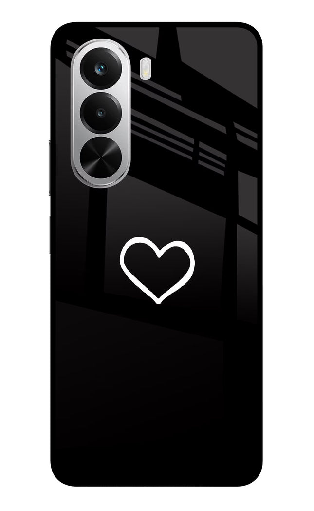 Heart Realme P4x 5G Glass Case