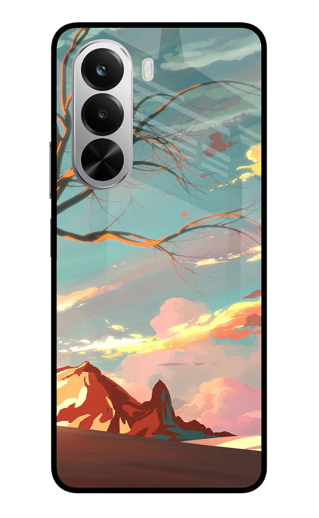 Scenery Realme P4x 5G Glass Case