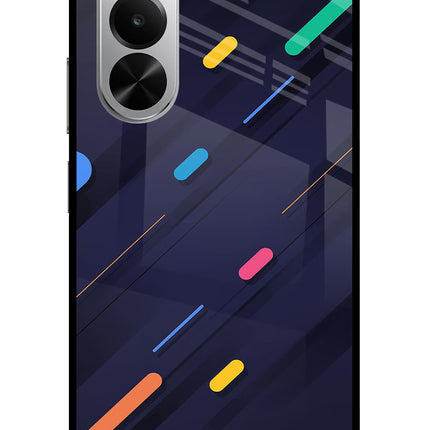 Abstract Design Realme P4x 5G Glass Case