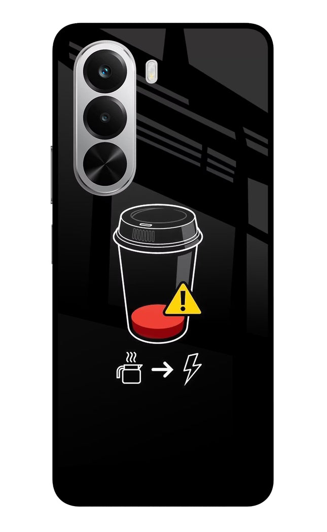 Coffee Realme P4x 5G Glass Case