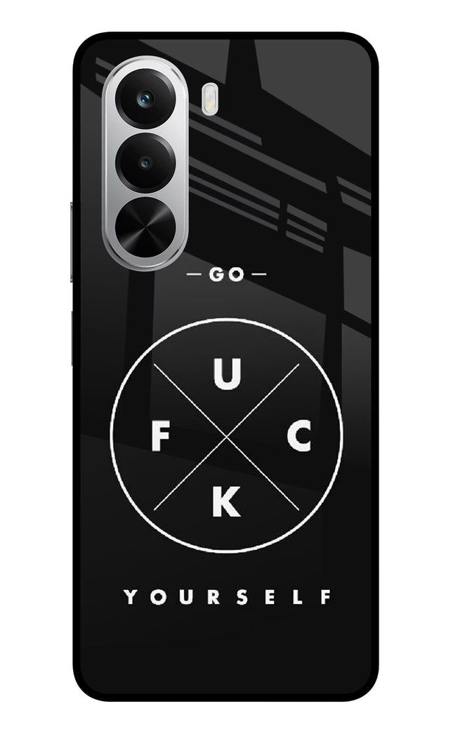 Go Fuck Yourself Realme P4x 5G Glass Case