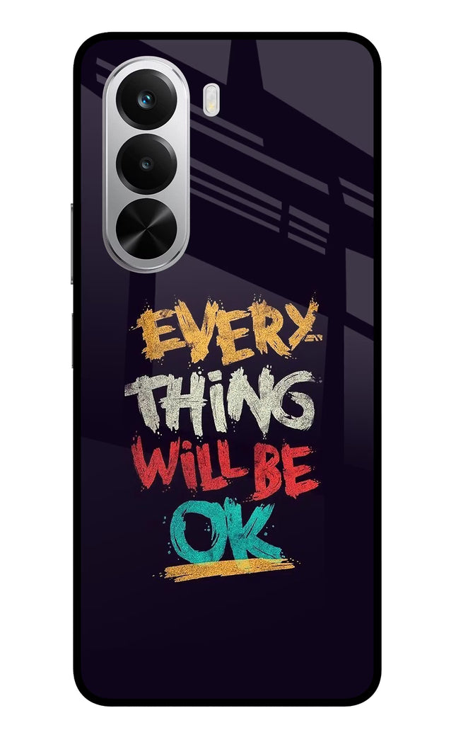 Everything Will Be Ok Realme P4x 5G Glass Case