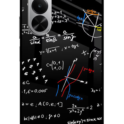 Mathematics Formula Realme P4x 5G Glass Case