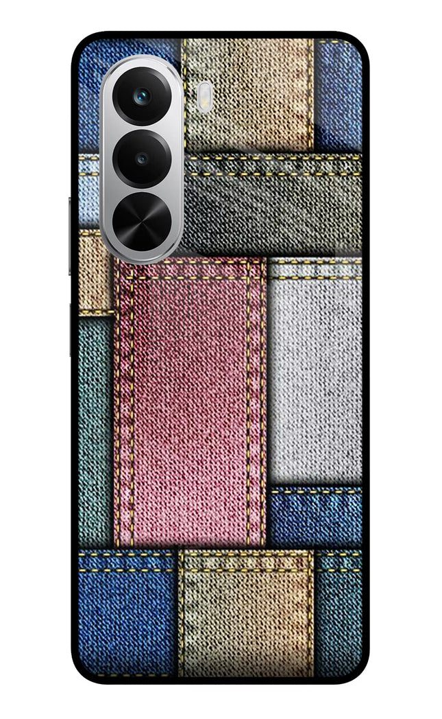Multicolor Jeans Realme P4x 5G Glass Case
