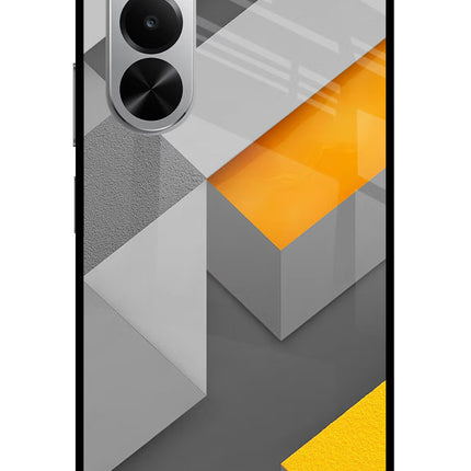 Abstract Realme P4x 5G Glass Case
