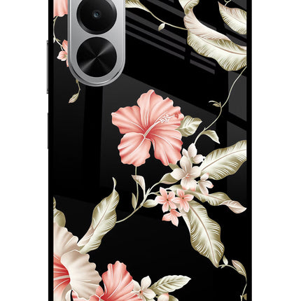 Flowers Realme P4x 5G Glass Case