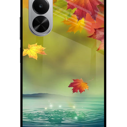 Flowers Realme P4x 5G Glass Case