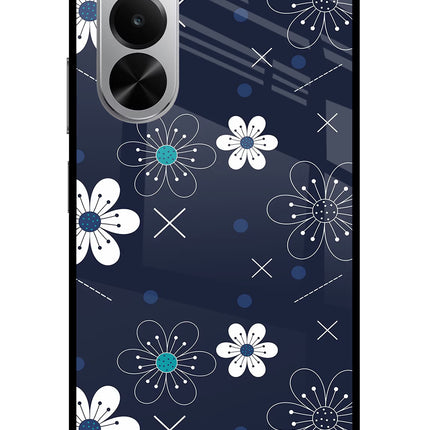 Flowers Realme P4x 5G Glass Case