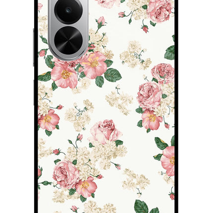 Flowers Realme P4x 5G Glass Case