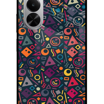 Geometric Abstract Realme P4x 5G Glass Case