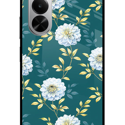 Flowers Realme P4x 5G Glass Case