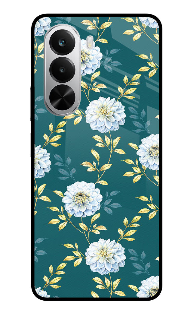 Flowers Realme P4x 5G Glass Case
