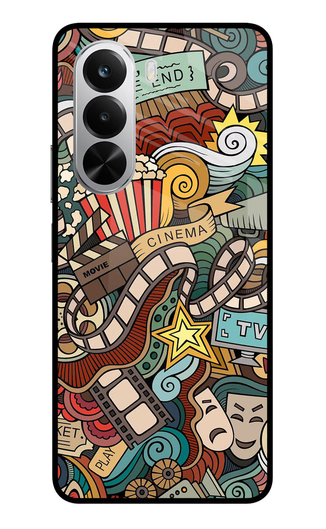 Cinema Abstract Realme P4x 5G Glass Case