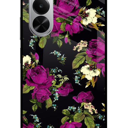 Flowers Realme P4x 5G Glass Case