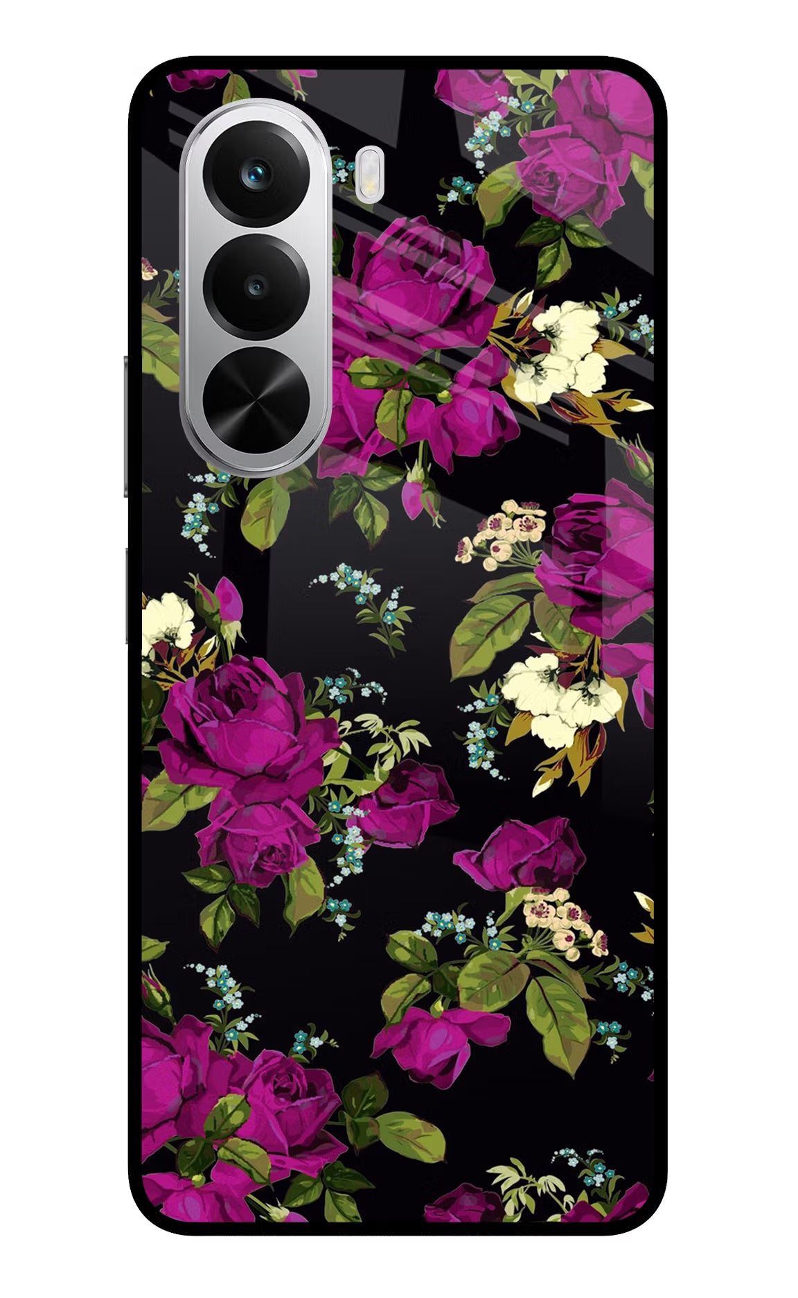 Flowers Realme P4x 5G Glass Case Back Cover by Casekaro