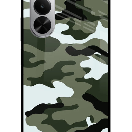 Camouflage Realme P4x 5G Glass Case