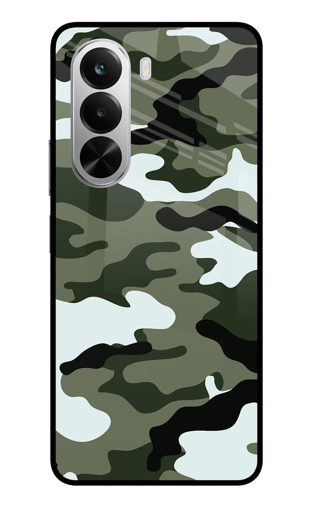 Camouflage Realme P4x 5G Glass Case